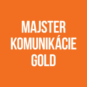 GOLD Majster Komunikácie 2026