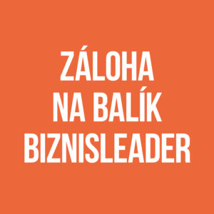 Záloha na balík BiznisLeader