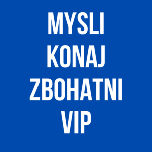 3x VIP vstupenka na tréning Mysli Konaj Zbohatni 2026